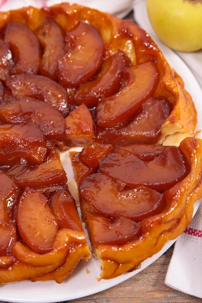 Tarte tatin, cozinha francesa — Fotografia de Stock