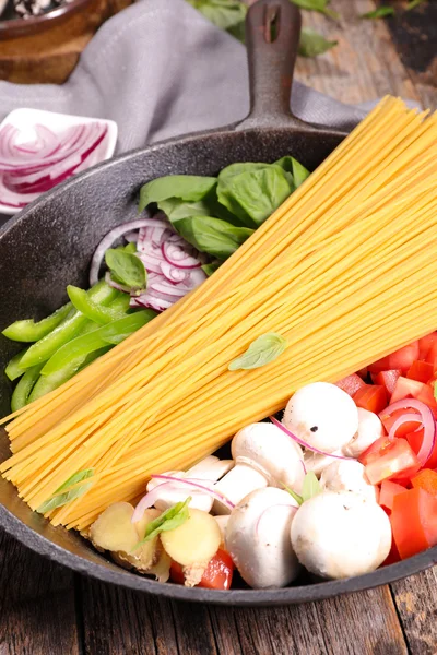 Een pot pasta — Stockfoto