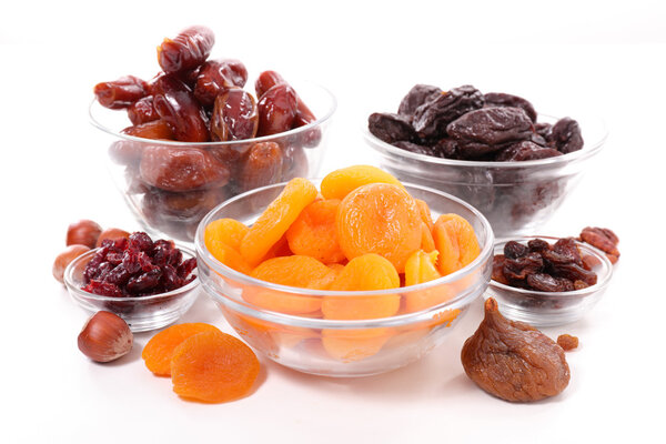 collection of dried fruits