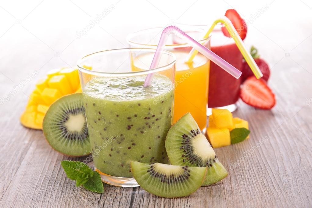 fruit juices assortment