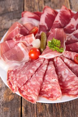 çeşitli et koleksiyonu