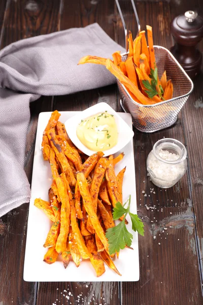 Fried sweet potato — Stock Photo, Image