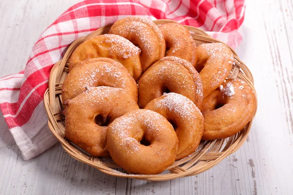 Beignets aux pommes koblihy — Stock fotografie