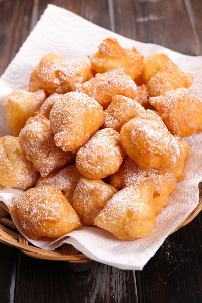 Fried french donuts — Stock Photo, Image