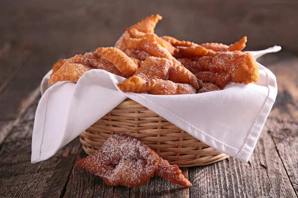 French bugne cookies — Stock Photo, Image