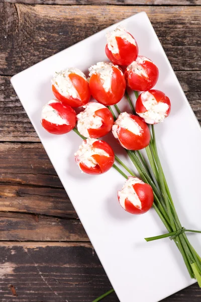 Vorspeise zu Ostern mit Tomaten — Stockfoto