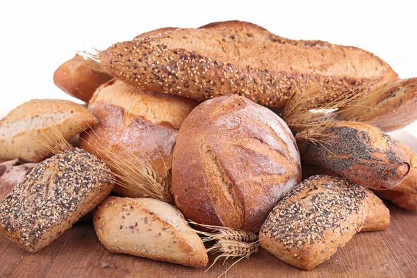 Асорті хліб і випічка — стокове фото