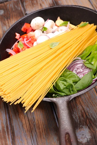 Een pot pasta — Stockfoto