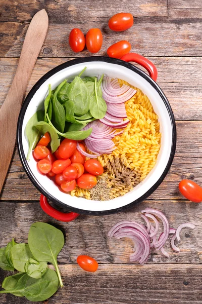 Een pot pasta — Stockfoto