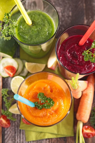 Vegetable juices collection — Stock Photo, Image