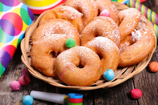 Carnaval van de zoete donuts — Stockfoto