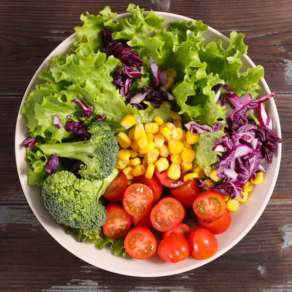 Assorted vegetables salad — Stock Photo, Image