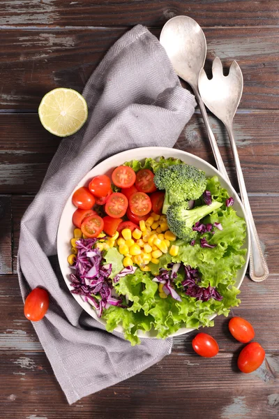 Assorted vegetables salad — Stock Photo, Image