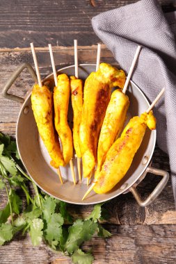 curcuma kızarmış tavuk