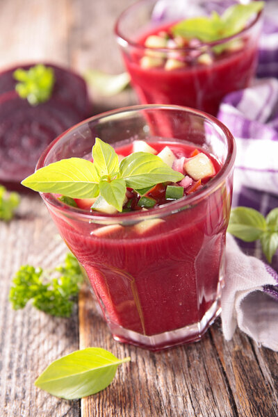 vegan beetroot gazpacho