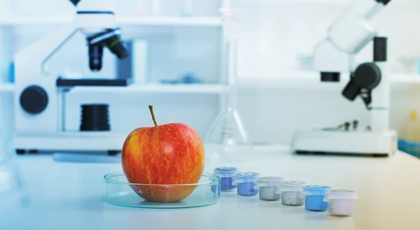 Chemisch laboratorium van de voedselvoorziening — Stockfoto