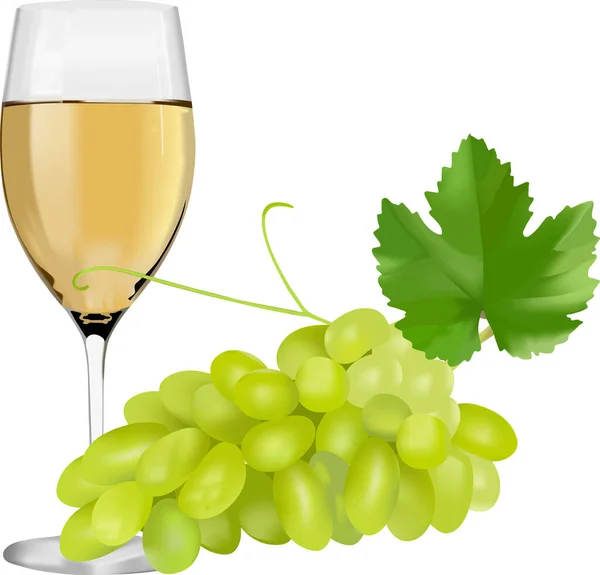 Bir şişe üzümlü beyaz şarap. 