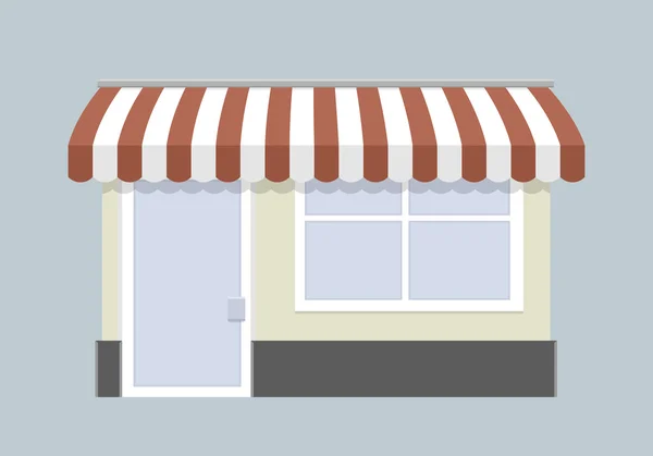 Pequeña tienda frente — Vector de stock