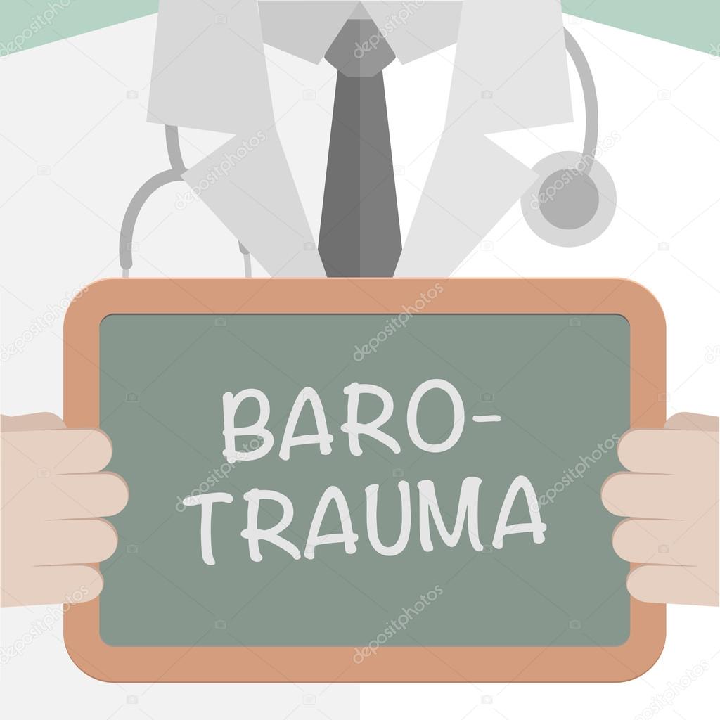 Medical Board Barotrauma Stock Vector Image by ©unkreatives 107643552