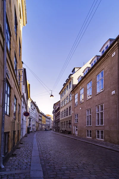 Copenhaga strada îngustă — Fotografie, imagine de stoc