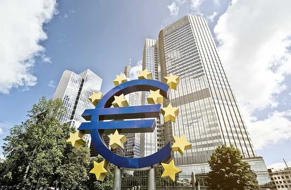 Euro ecb — Stockfoto