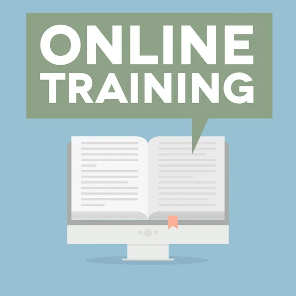 पीसी ऑनलाइन प्रशिक्षण — स्टॉक वेक्टर