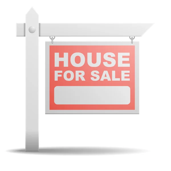 Sign House for Sale — Stock Vector