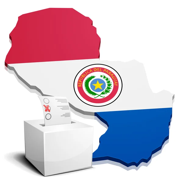 Ballotbox Παραγουάη — Διανυσματικό Αρχείο
