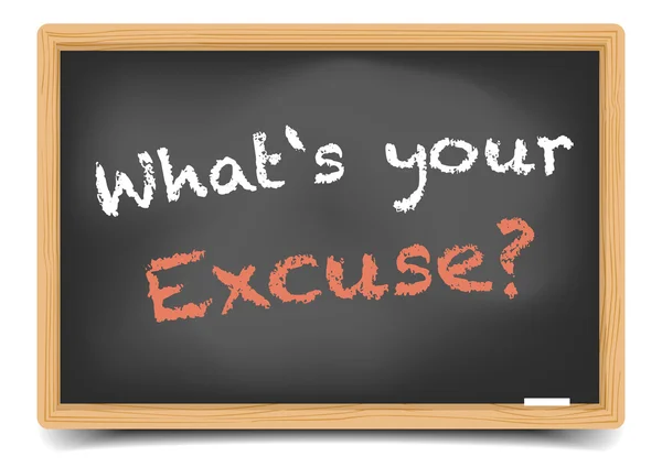 What Excuse — Stock Vector