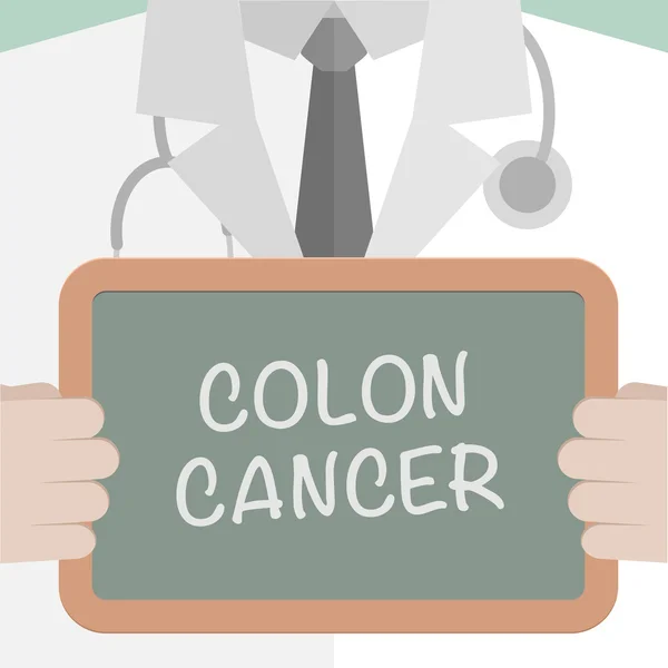 Cancro al colon — Vettoriale Stock