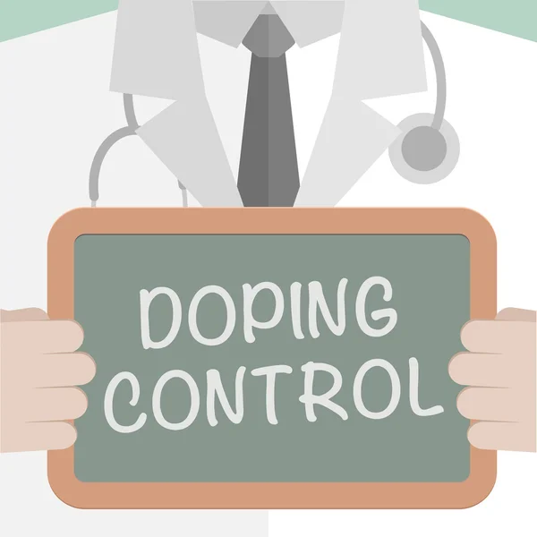 Dopingkontrolle — Stockvektor