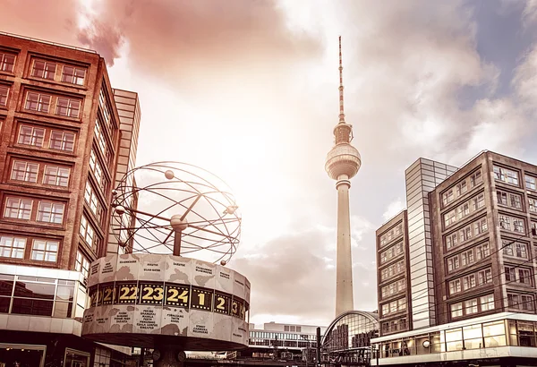 Arquitetura Alexanderplatz Berlim — Fotografia de Stock