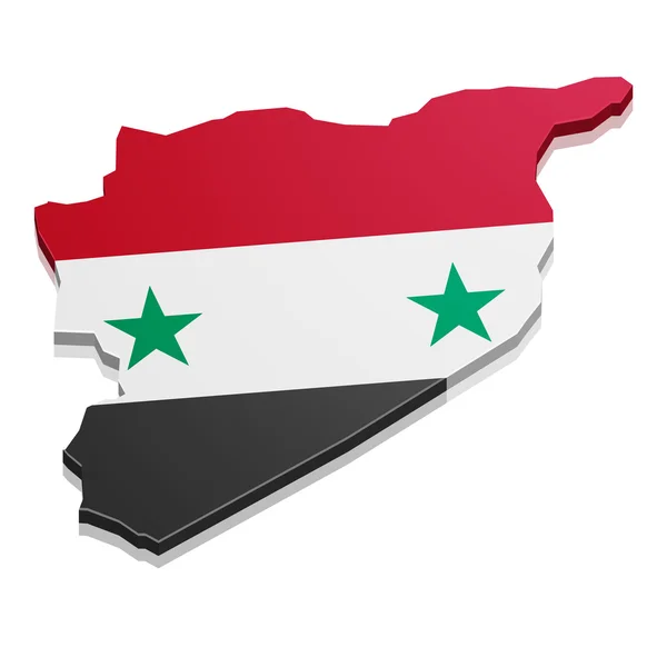 Χάρτης Συρία — Διανυσματικό Αρχείο