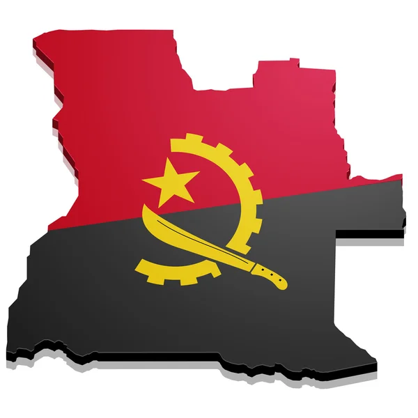 Χάρτης Αγκόλα — Διανυσματικό Αρχείο