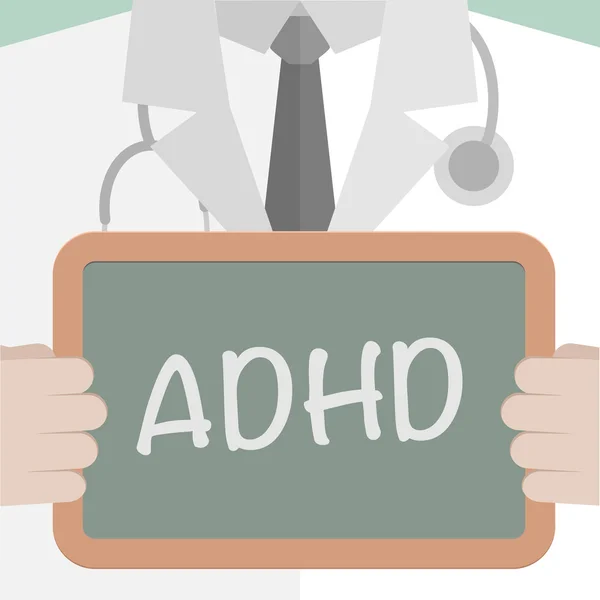 Conselho Médico ADHD —  Vetores de Stock