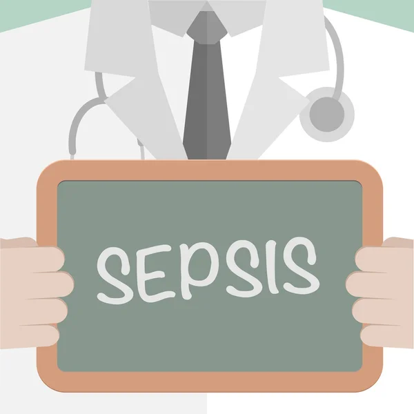 Medical Board Sepsis — Stock Vector