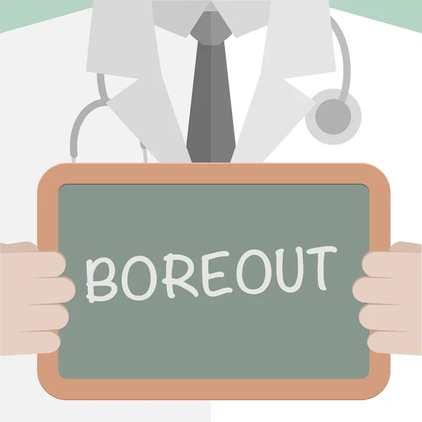 Boreout orvosi Tanács — Stock Vector