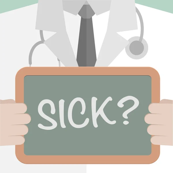 Ärztekammer krank — Stockvektor