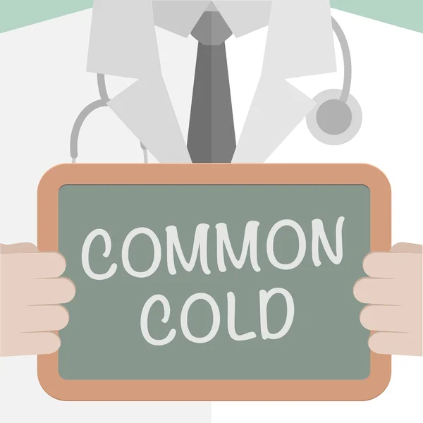 Medical Board Common Cold — Stock Vector