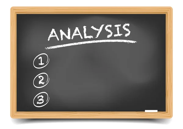 List Analysis — Stock Vector