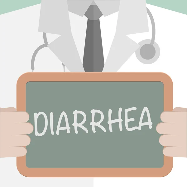 Diarrea Junta Médica — Vector de stock