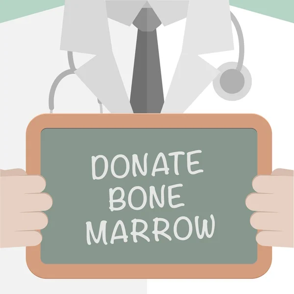 Donate Bone Marrow — Stock Vector