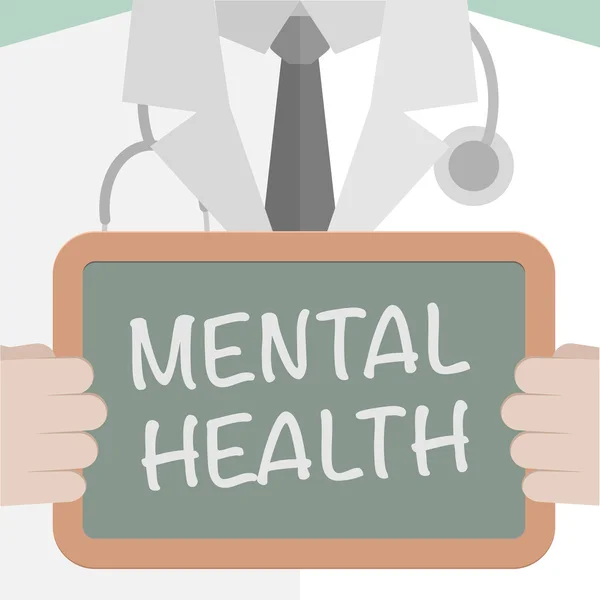 Consejo Médico Salud Mental — Vector de stock