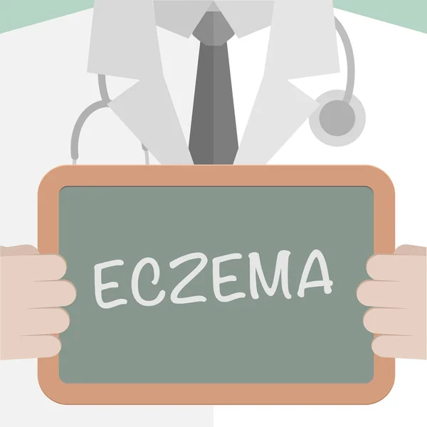 Eccema — Vector de stock