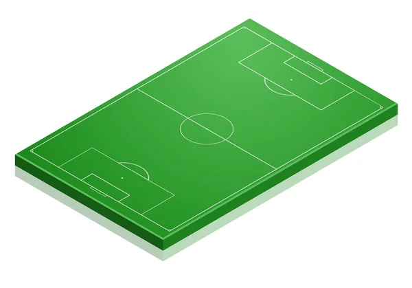 Campo de fútbol — Vector de stock