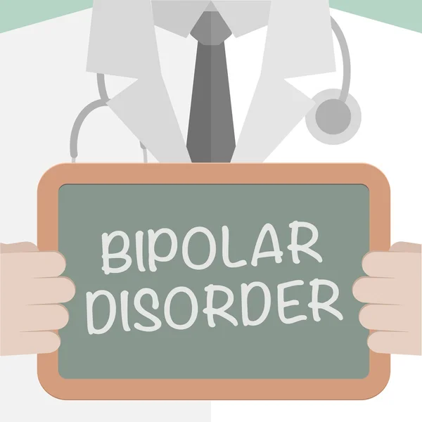 Trastorno bipolar — Vector de stock