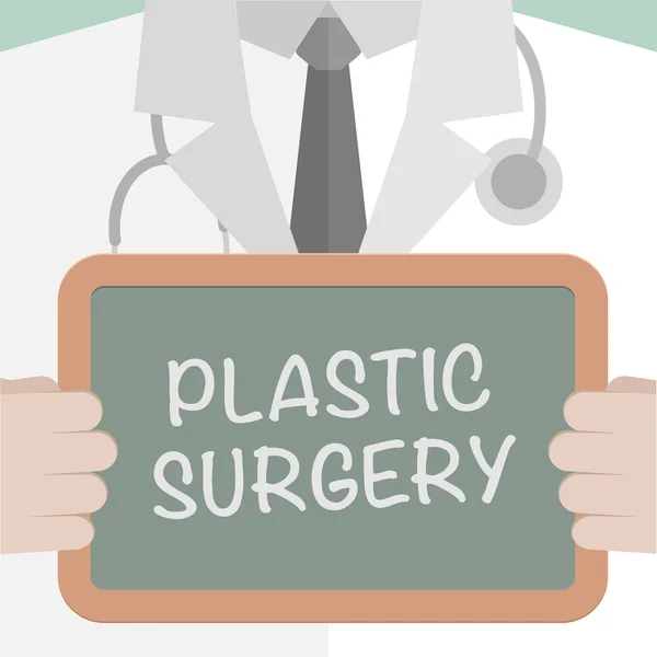 Conseil médical Chirurgie plastique — Image vectorielle