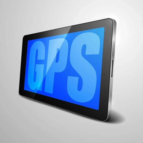 Tablet GPS — Stock Vector