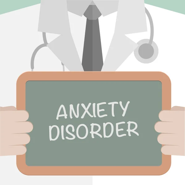 Medical Board Anxiety Disorder — Stock Vector