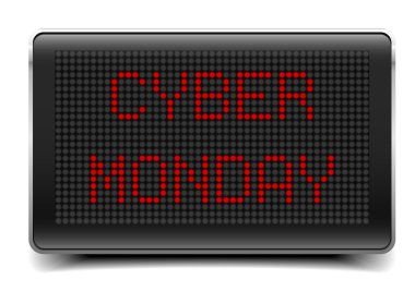 LED Board Cyber Monday clipart